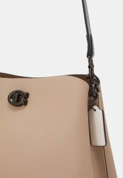 Coach POLISHED WILLOW SHOULDER BAG ADJUSTABLE - Handbag - Taupe/multi -Coach Shop 01a14b628bec4cd0882be07f01f4b013