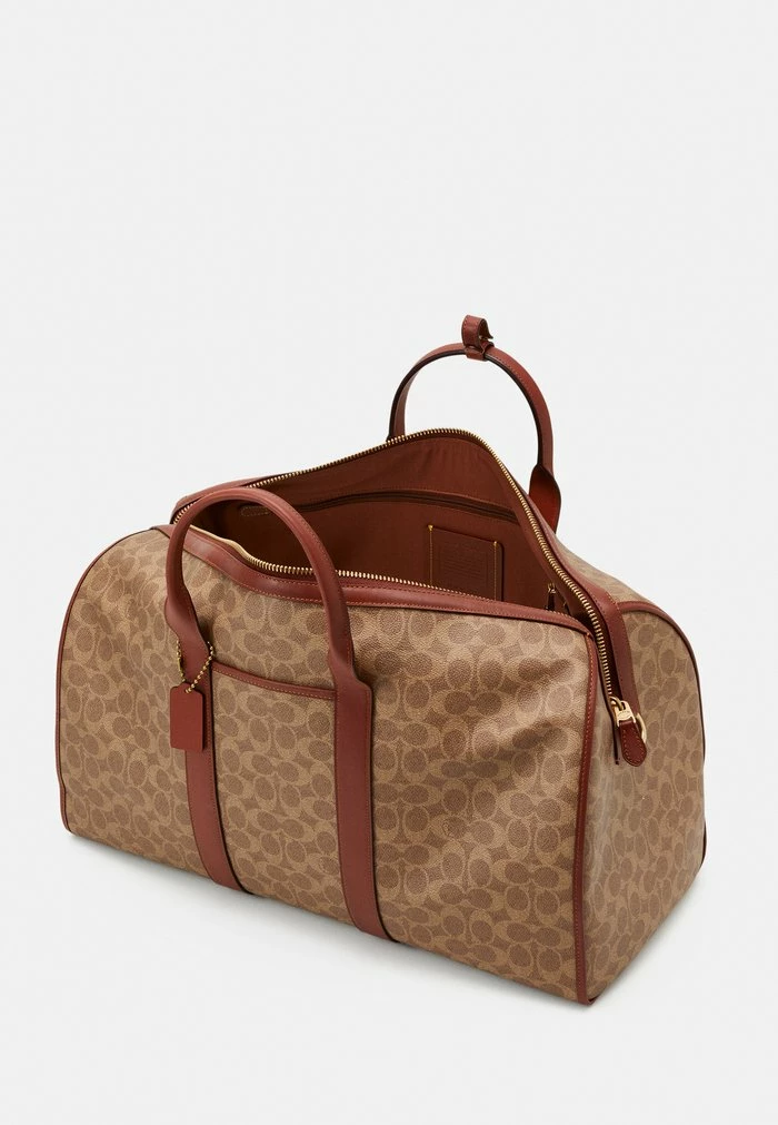 Coach SIGNATURE GOTHAM DUFFLE UNISEX - Weekend Bag - Tan/rust 3 Coach SIGNATURE GOTHAM DUFFLE UNISEX - Weekend Bag - Tan/rust - Image 3