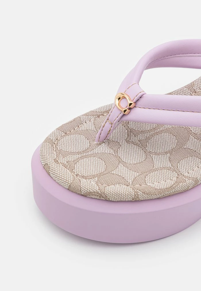 Coach FRANKI - T-bar Sandals - Violet 7 Coach FRANKI - T-bar Sandals - Violet - Image 7