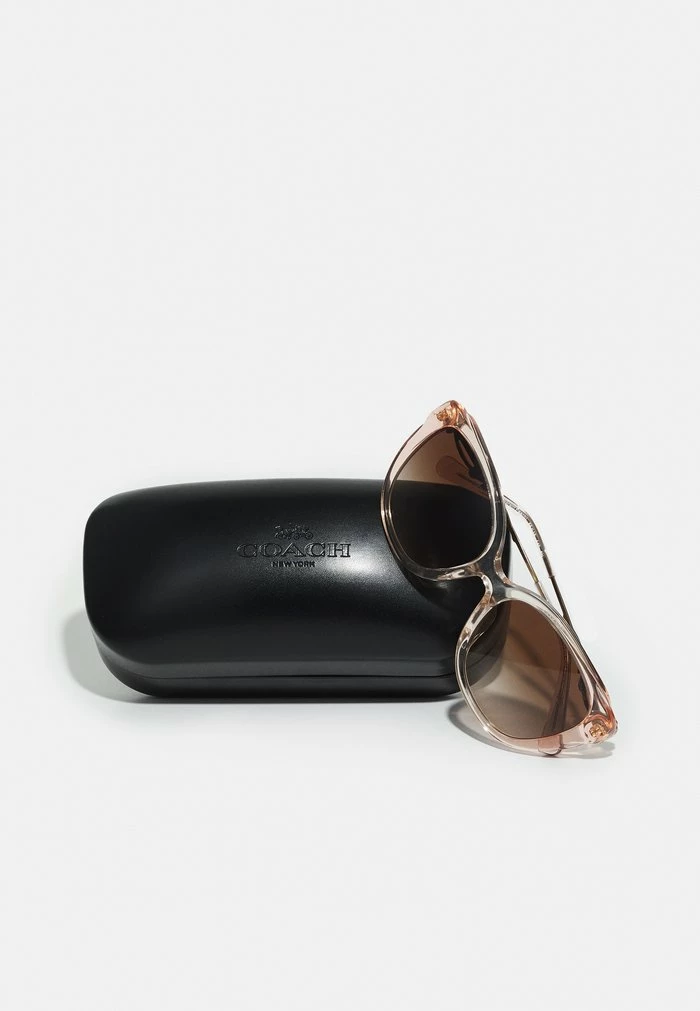 Coach Sunglasses - Transparent Peach 4 Coach Sunglasses - Transparent Peach - Image 4