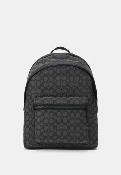 Coach CHARTER BACKPACK IN SIGNATURE - Rucksack - Charcoal/black