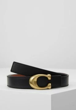 Coach SCULPTED REVERSIBLE BELT - Belt - Saddle