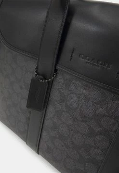 Coach SIGNATURE GOTHAM PORTFOLIO UNISEX - Laptop Bag - Charcoal/black -Coach Shop 11b83adda61d48a896329e9ba61e64bb