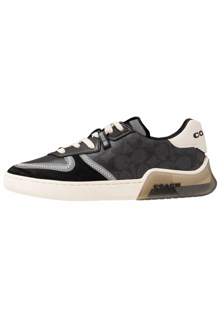 Coach SIGNATURE TECH COURT - Trainers - Charcoal/black 1 Coach SIGNATURE TECH COURT - Trainers - Charcoal/black