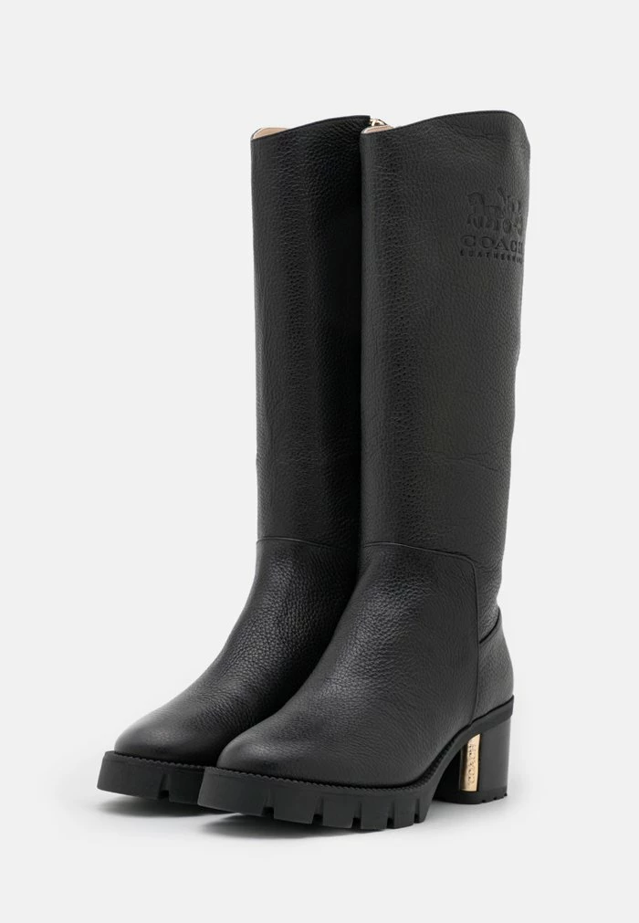 Coach CINDY BOOT - Platform Boots - Black 3 Coach CINDY BOOT - Platform Boots - Black - Image 3