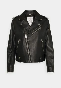 Coach ICON MOTO - Leather Jacket - Black