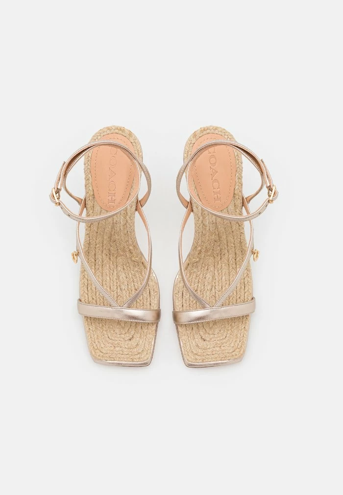 Coach KAIA - High Heeled Sandals - Platinum Champagne 5 Coach KAIA - High Heeled Sandals - Platinum Champagne - Image 5