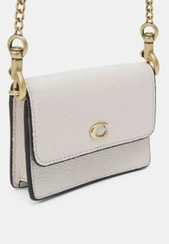 Coach REFINED HALF FLAP CARD CASE - Across Body Bag - Chalk -Coach Shop 18bea43454a64dd7885fcc2f9eaff0c5