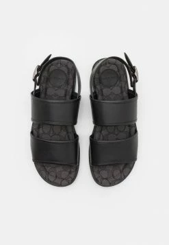 Coach TWO STRAP - Sandals - Black 9 Coach TWO STRAP - Sandals - Black -Coach Shop 1fd96c65ec204de190d0d194647b9431