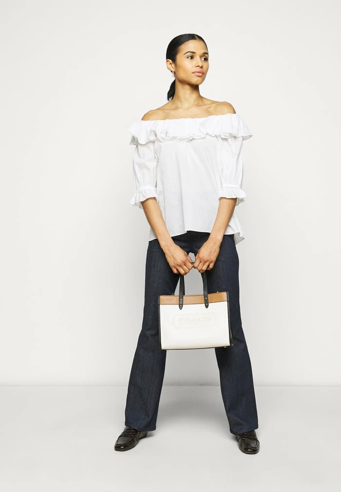 Coach COLORBLOCK BADGE FIELD TOTE - Handbag - Chalk/multi 1 Coach COLORBLOCK BADGE FIELD TOTE - Handbag - Chalk/multi