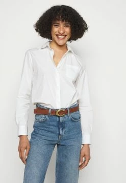 Coach SCULPTED REVERSIBLE BELT - Belt - Saddle/red