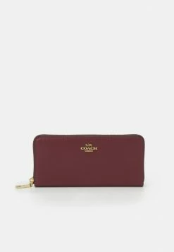 Coach SMOOTH SLIM ACCORDION ZIP - Wallet - Wine
