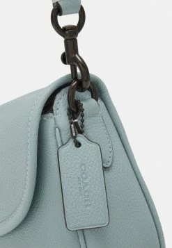 Coach POLISHED PEBBLE WILLOW SADDLE BAG - Across Body Bag - Aqua -Coach Shop 23b72963b1454412b6ee046a92e5605c