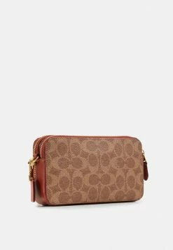 Coach COLORBLOCK COATED SIGNATURE KIRA CROSSBODY - Across Body Bag - Tan Rust 7 Coach COLORBLOCK COATED SIGNATURE KIRA CROSSBODY - Across Body Bag - Tan Rust -Coach Shop 2553280fe0514270a613cd9f9a923479