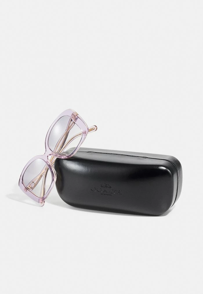 Coach Sunglasses - Transparent Lilac 4 Coach Sunglasses - Transparent Lilac - Image 4