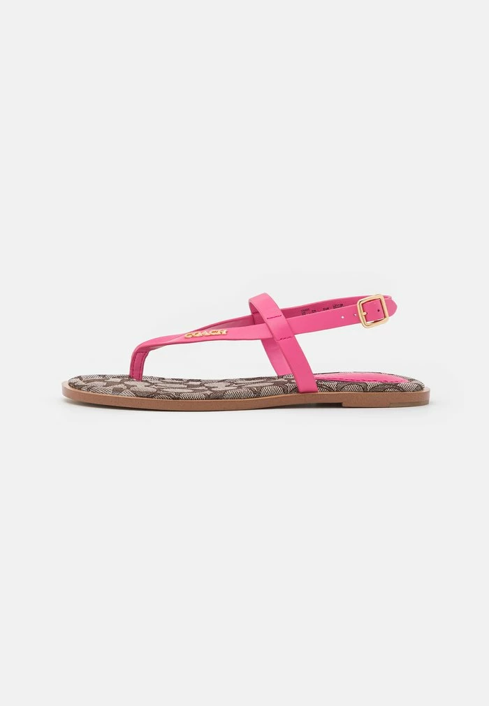 Coach JOSIE RECYCLED - T-bar Sandals - Petunia 2 Coach JOSIE RECYCLED - T-bar Sandals - Petunia - Image 2