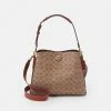 Coach SIGNATURE WILLOW SHOULDER BAG - Handbag - Tan/rust