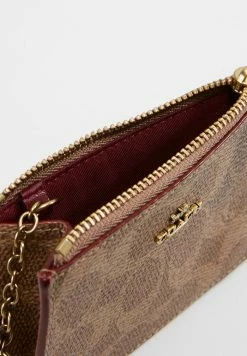 Coach MINI SKINNY COLORBLOCK COATED SIGNATURE - Wallet - Tan Rust -Coach Shop 2eb6577d0af24463997594452efe1355