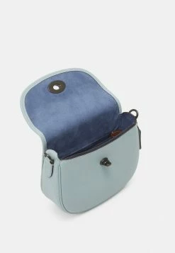 Coach POLISHED PEBBLE WILLOW SADDLE BAG - Across Body Bag - Aqua -Coach Shop 2f7ce4621dc74a988f1af7b3b4d823ac