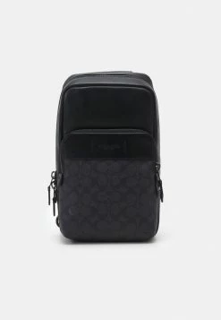 Coach SIGNATURE GOTHAM PACK UNISEX - Across Body Bag - Charcoal/black