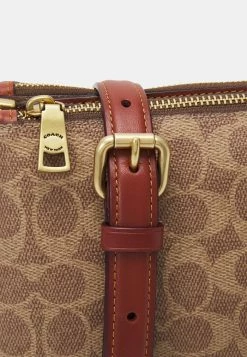 Coach SIGNATURE DOUBLE ZIP SHOULDER - Handbag - Tan/rust/nordstrom -Coach Shop 331e407c84ba44dcb3b2846721925a4d