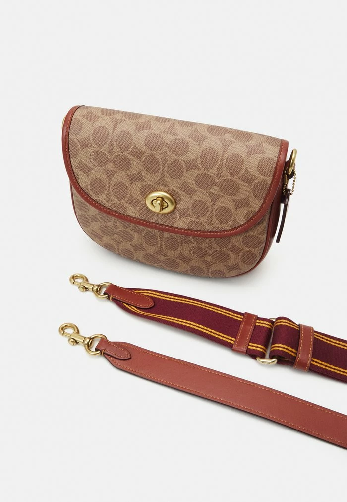 Coach SIGNATURE WILLOW SADDLE - Across Body Bag - Tan Rust 4 Coach SIGNATURE WILLOW SADDLE - Across Body Bag - Tan Rust - Image 4