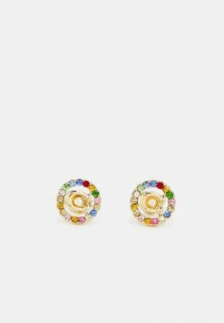 Coach MULTI STUD EARRINGS - Earrings - Gold-coloured/multicolor