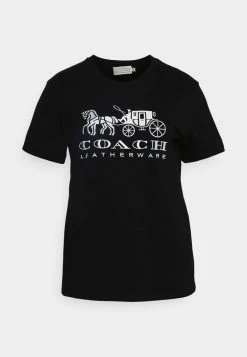 Coach EVERGREEN HORSE AND CARRIAGE TEE - Print T-shirt - Black 10 Coach EVERGREEN HORSE AND CARRIAGE TEE - Print T-shirt - Black -Coach Shop 3909e968ed3e48c386a90c4ee2b7aa3f