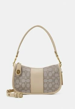 Coach ORIGINALS SIGNATURE SWINGER - Handbag - Stone/ivory