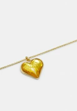 Coach HEART CHAIN NECKLACE - Necklace - Gold-coloured -Coach Shop 3c91818d463e490794dfb0576aa3d68a