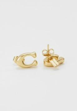 Coach BUBBLE STUD EARRING - Earrings - Gold-coloured -Coach Shop 3da926919a7d44fb882822bb03ab7178