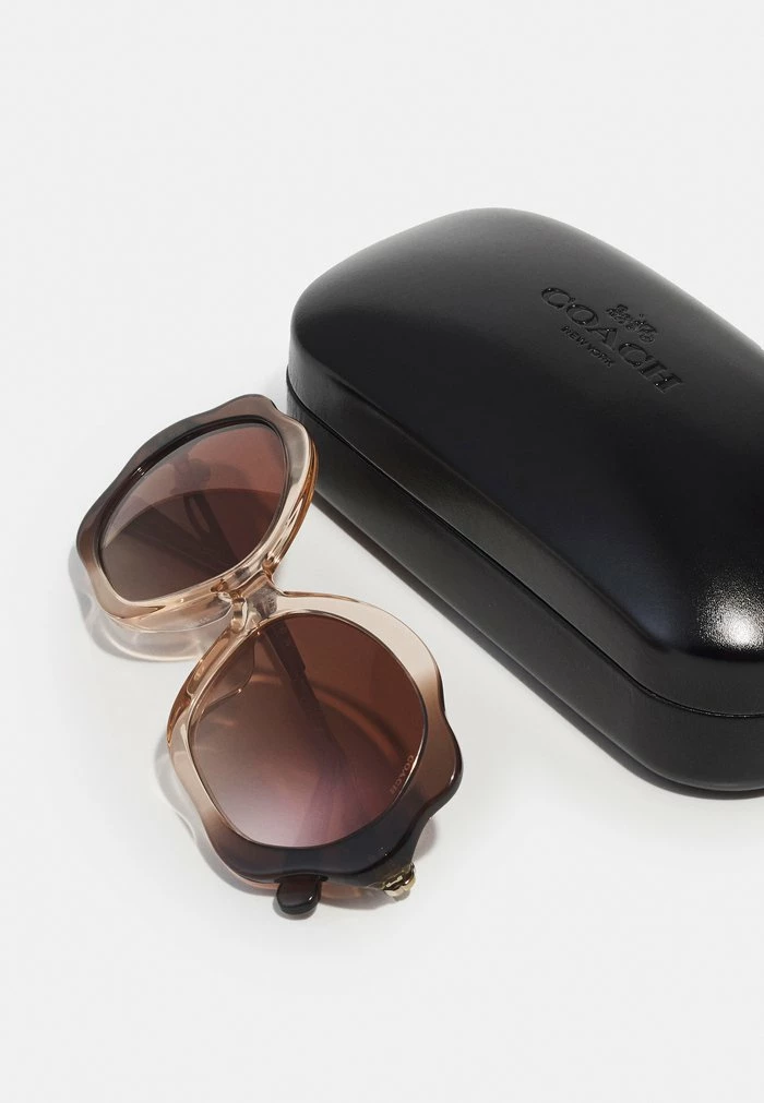 Coach Sunglasses - Transparent Brown 4 Coach Sunglasses - Transparent Brown - Image 4