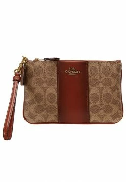 Coach COATED SMALL WRISTLET - Wallet - Tan Rust 9 Coach COATED SMALL WRISTLET - Wallet - Tan Rust -Coach Shop 3f4547e3b0784fcf824cc1e1cfbea6aa