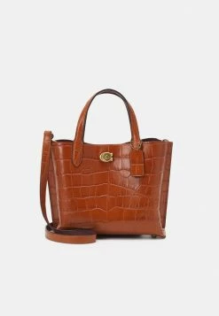 Coach EMBOSSED WILLOW TOTE - Handbag - Ginger