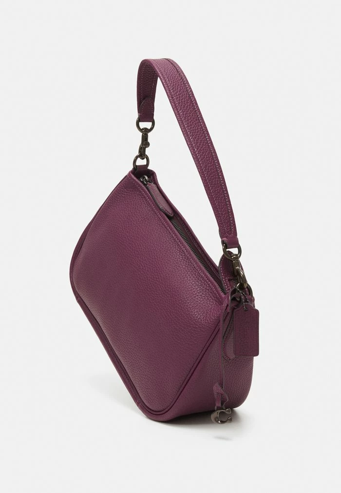 Coach SOFT PEBBLE - Across Body Bag - Deep Berry 4 Coach SOFT PEBBLE - Across Body Bag - Deep Berry - Image 4