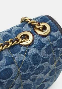 Coach WASHED SIGNATURE QUILTED PILLOW MADISON SHOULDER - Across Body Bag - Indigo Midnight Navy -Coach Shop 45e49e6f70ae40ae82f1a464a89b4c1f