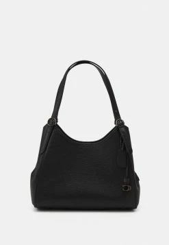 Coach PEBBLE ARCHIVAL EDIE - Handbag - Black