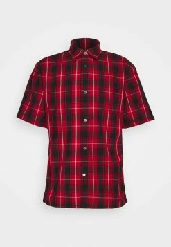 Coach PLAID SHORT SLEEVE SHIRT - Shirt - Red