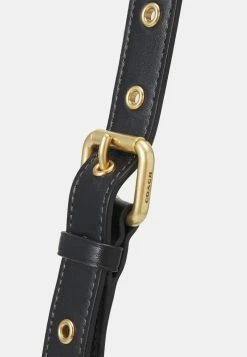 Coach SOFT PEBBLE - Across Body Bag - Black -Coach Shop 46c836f3e1e64286ac275a54f99fb8eb