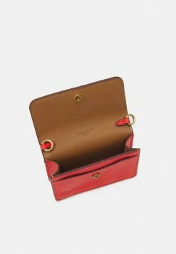 Coach POLISHED PEBBLED HALF FLAP CARD CASE - Wallet - Red Orange 7 Coach POLISHED PEBBLED HALF FLAP CARD CASE - Wallet - Red Orange -Coach Shop 47207b9c28e94c51a961207a0df37d71