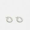 Coach PAVE HUGGIE EARRINGS - Earrings - Silver-coloured