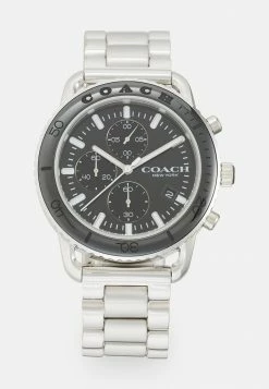 Coach CRUISER UNISEX - Chronograph Watch - Silver-coloured/black