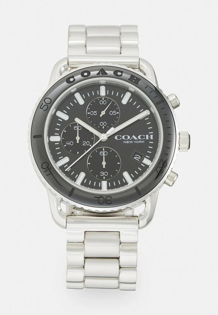 Coach CRUISER UNISEX - Chronograph Watch - Silver-coloured/black 1 Coach CRUISER UNISEX - Chronograph Watch - Silver-coloured/black