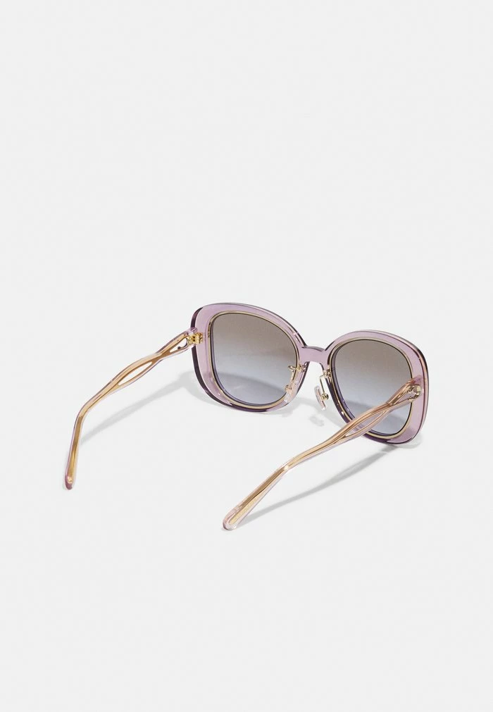 Coach Sunglasses - Transparent Lilac 2 Coach Sunglasses - Transparent Lilac - Image 2