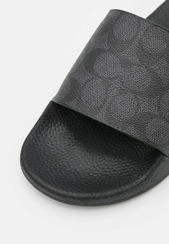 Coach UDELE COATED SLIDE - Mules - Charcoal/black 7 Coach UDELE COATED SLIDE - Mules - Charcoal/black - Image 7