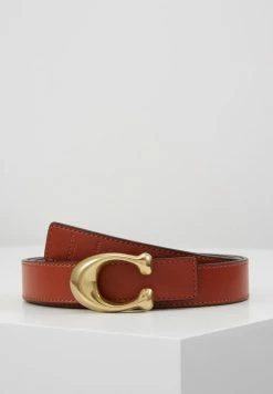 Coach SCULPTED COATED REVERSIBLE SIGNATURE BELT - Belt - Tan/rust 9 Coach SCULPTED COATED REVERSIBLE SIGNATURE BELT - Belt - Tan/rust -Coach Shop 4baef8c3e298402091f7210bd2c67f9c