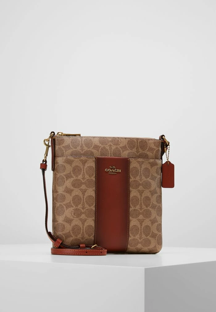 Coach MESSENGER CROSSBODY SIGNATURE - Across Body Bag - Tan Rust 1 Coach MESSENGER CROSSBODY SIGNATURE - Across Body Bag - Tan Rust