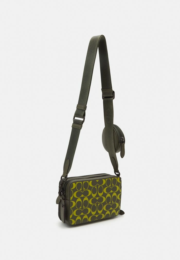 Coach CHARTER CROSSBODY WITH HYBRID IN PRINTED SIGNATURE SET UNISEX - Across Body Bag - Army Green/key Lime 2 Coach CHARTER CROSSBODY WITH HYBRID IN PRINTED SIGNATURE SET UNISEX - Across Body Bag - Army Green/key Lime - Image 2