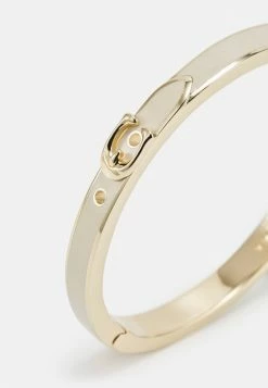 Coach C BUCKLE THIN BANGLE - Bracelet - Gold-coloured/chalk -Coach Shop 61b759259f8e4a578331730c59c595c9