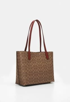 Coach SIGNATURE WILLOW TOTE - Tote Bag - Tan -Coach Shop 6377e312cf32473c8609577a55d00aef